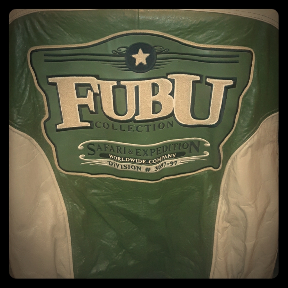 3xxl FUBU leather jacket...